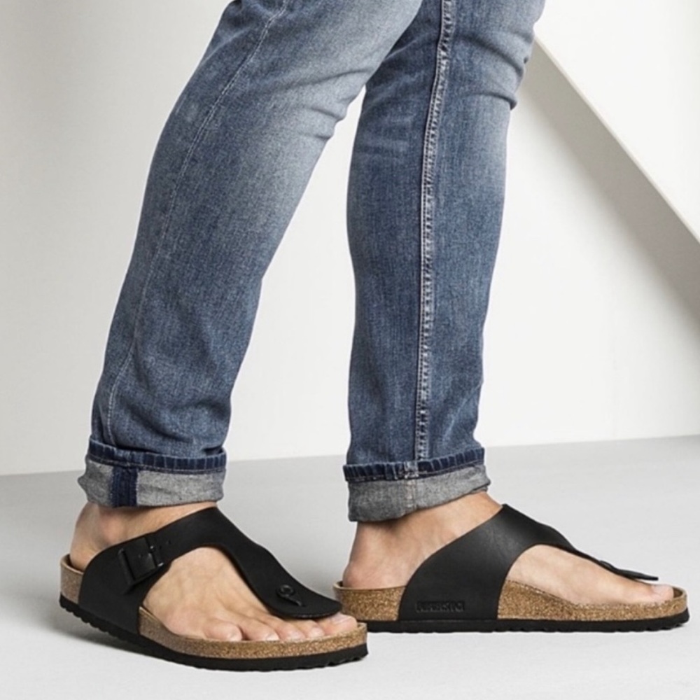 NIB/Birkenstock black leather men’s Medina /11